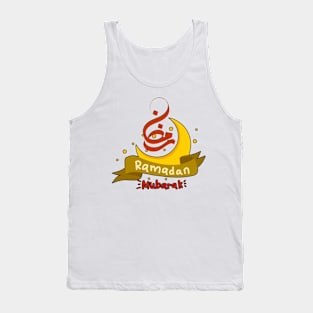 RAMADAN MUBARAK, Cool design to wear  to celebrate the  holy month of RAMADAN Tank Top